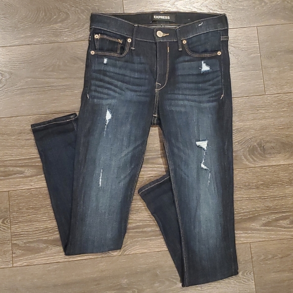 ❤NWOT! EXPRESS MIDRISE SKINNY LEGGING JEANS 4 (27)